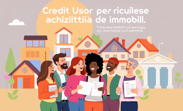 Credite ușoare pentru achiziția rapidă a imobilelor