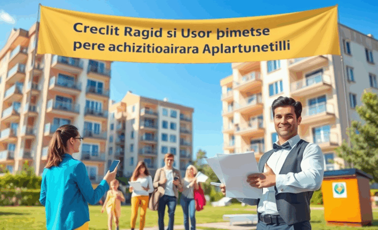 Credit Rapid și Ușor pentru Achiziționarea Apartamentelor