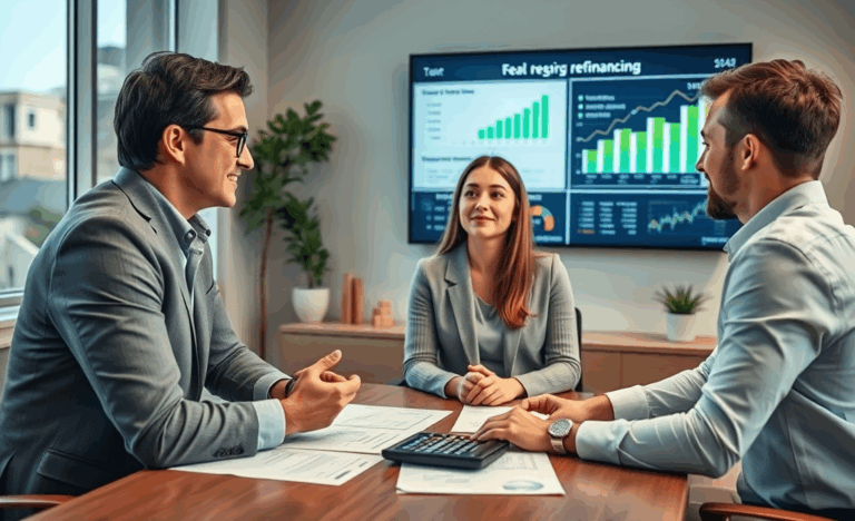 Imagine ilustrativă pentru articol despre refinanțarea imobiliară și obținerea de bani ușori.