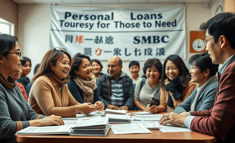 Împrumut personal de la Sumitomo Mitsui Banking Corporation (SMBC) pentru persoanele nevoiașe în cazuri de urgență.